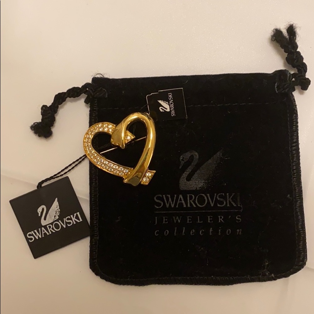 NWT Swarovski Crystal a Brooche